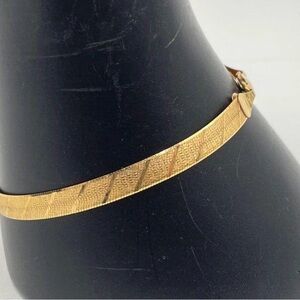 10k Gold Herringbone Bracelet